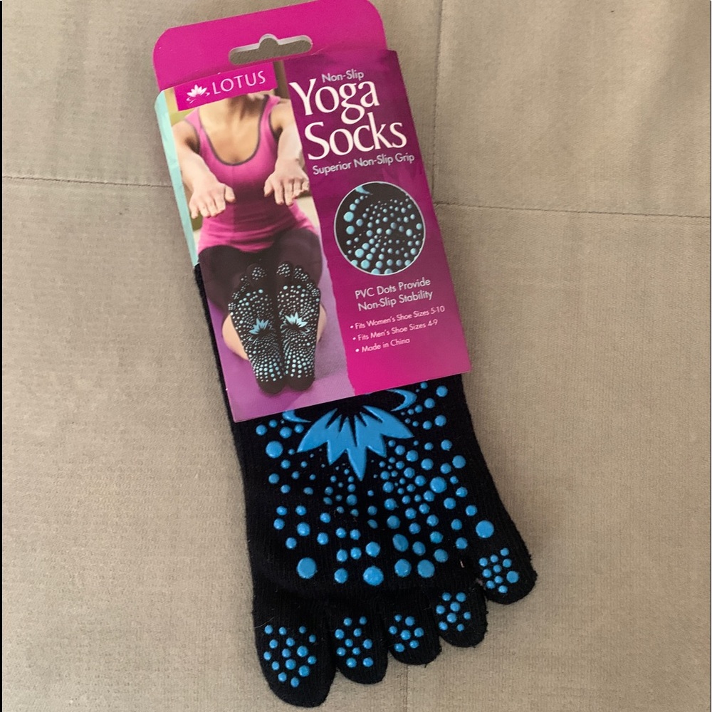Lotus Non-Slip Yoga Socks